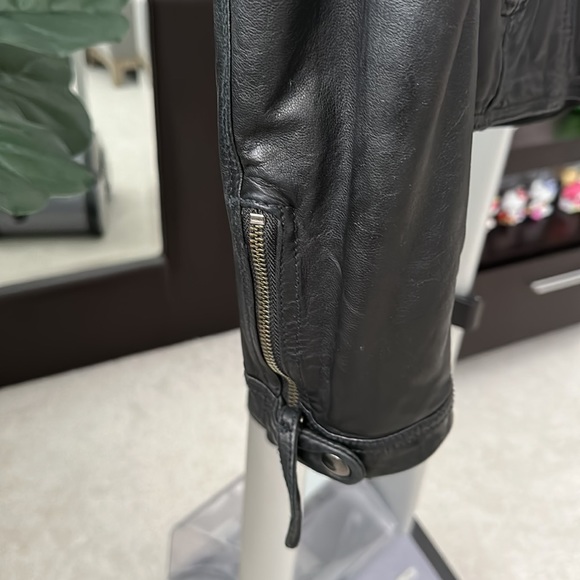 Daniel Leather Moto Jacket - Picture 5 of 10